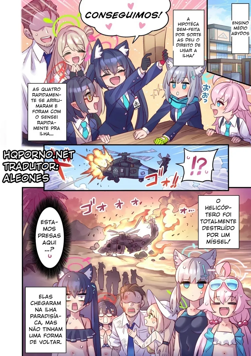 Blue Archive, A book that crosses the line 3 – Manga Hentai – Falas em PT-BR