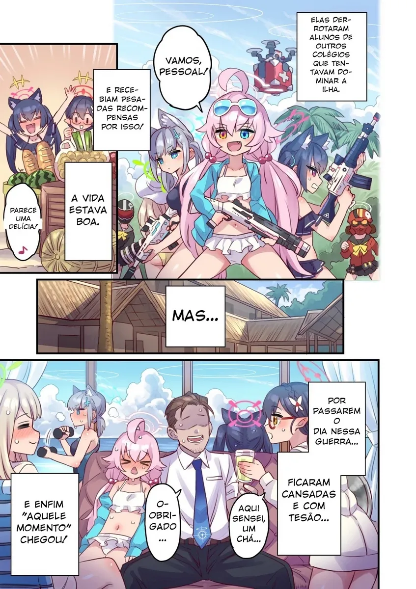 Blue Archive, A book that crosses the line 3 – Manga Hentai – Falas em PT-BR