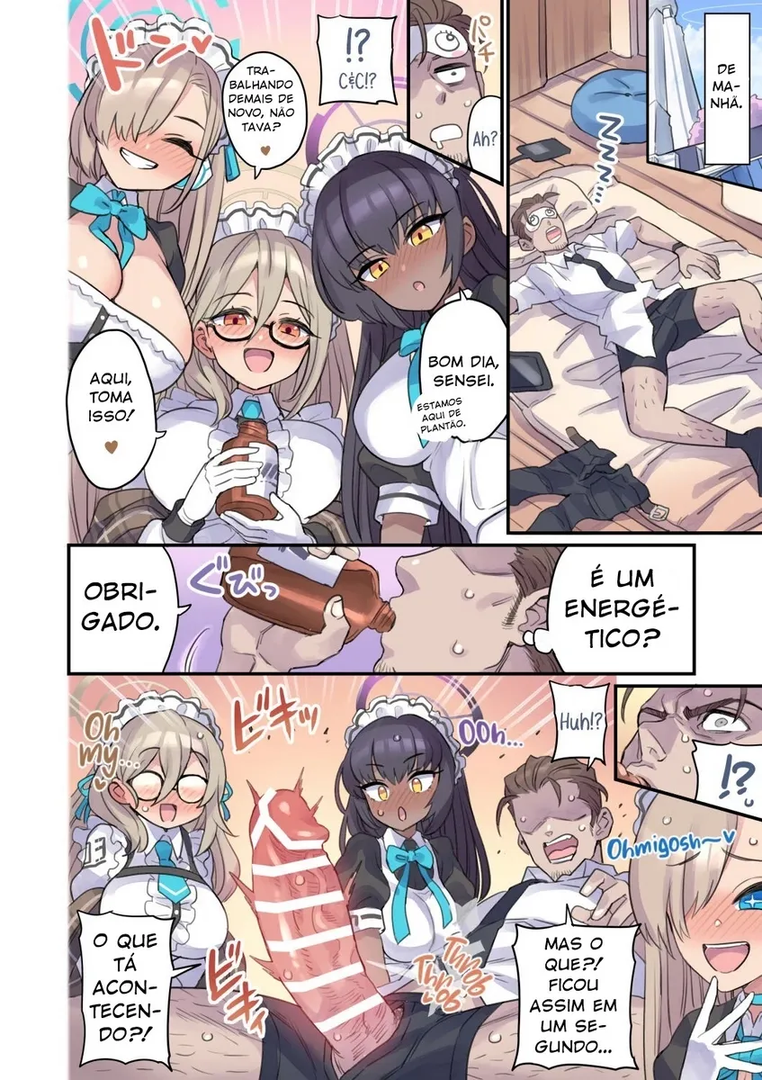 Blue Archive, A book that crosses the line 5 – Doujinshi – Versão Completa