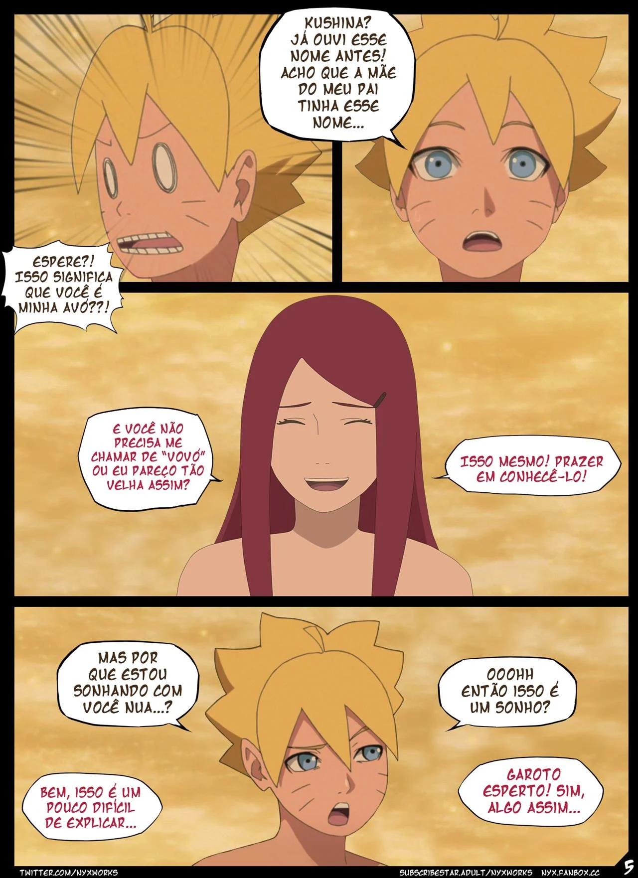 Boruto conhece Kushina – Hentai Incesto – Versão Brasileira