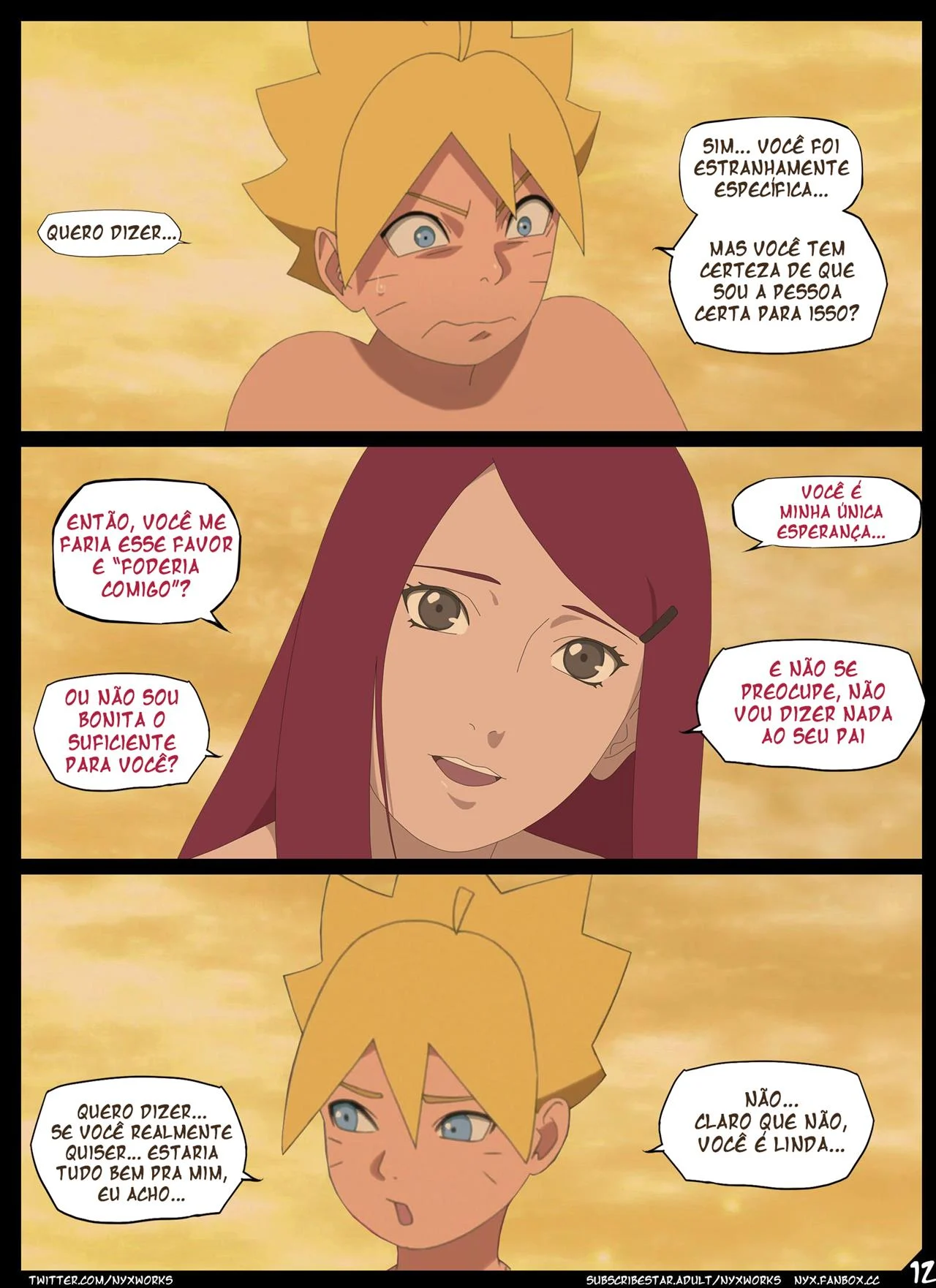 Boruto conhece Kushina – Hentai Incesto – Versão Brasileira