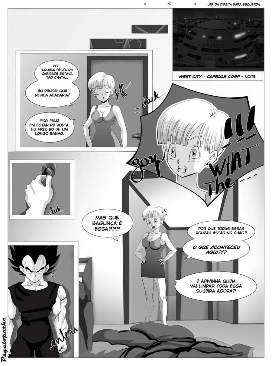 Bulma e Vegeta em cenas picantes intensas - Hentai com diálogos quentes em português