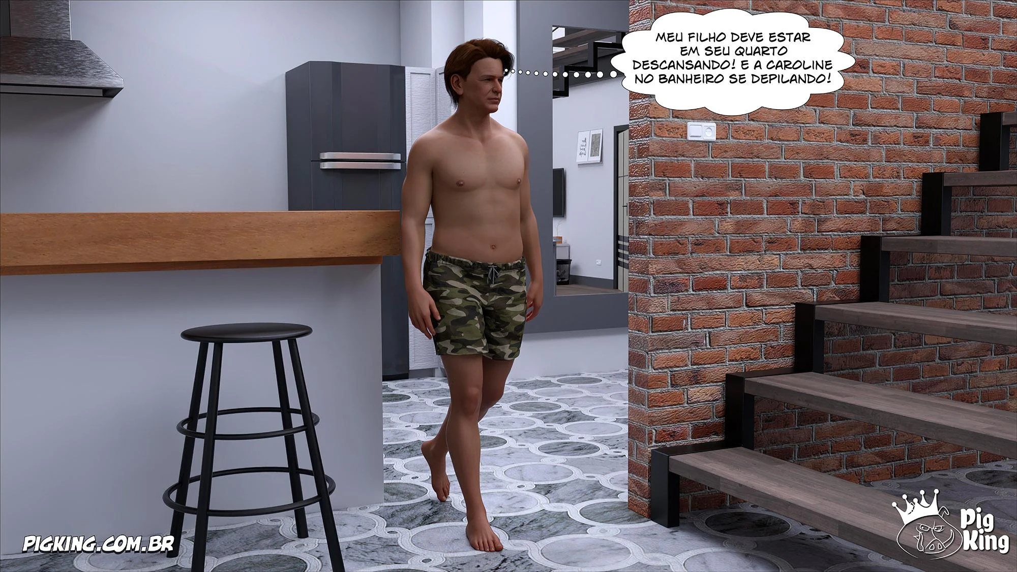 Caroline 08 – Hentai 3D – Quadrinho em PT-BR