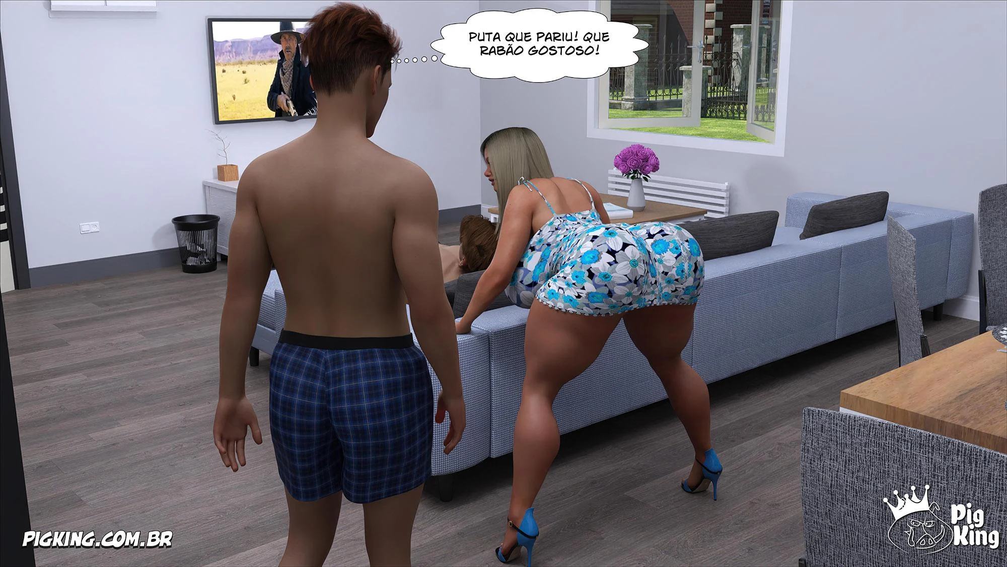 Caroline 9 – Hentai Incesto – Falas em PT-BR