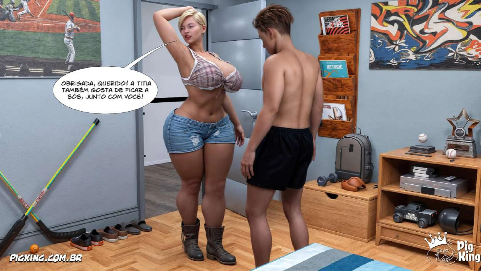 Caroline 13 – Hentai Incesto – Sem Censura