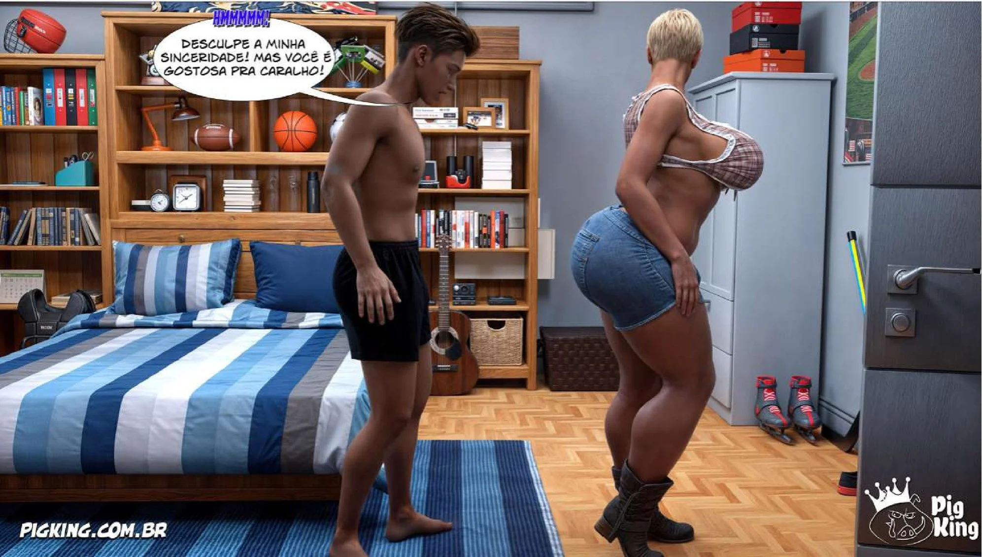 Caroline 13 – Hentai Incesto – Sem Censura