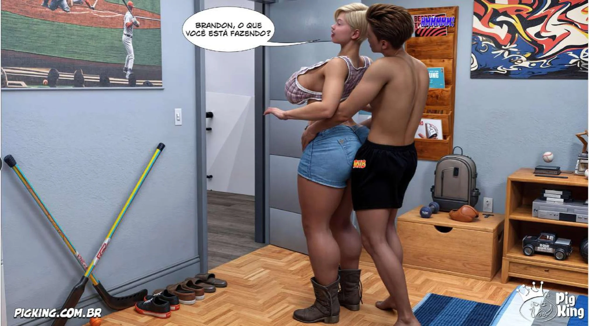 Caroline 13 – Hentai Incesto – Sem Censura