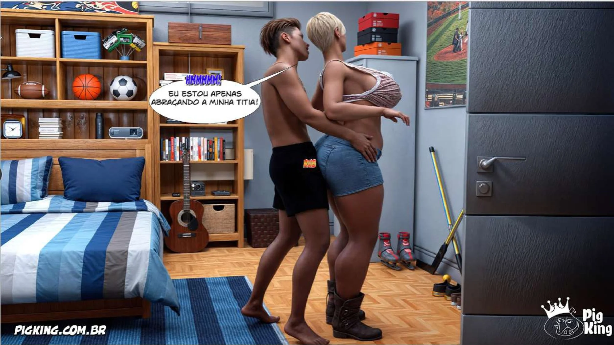 Caroline 13 – Hentai Incesto – Sem Censura