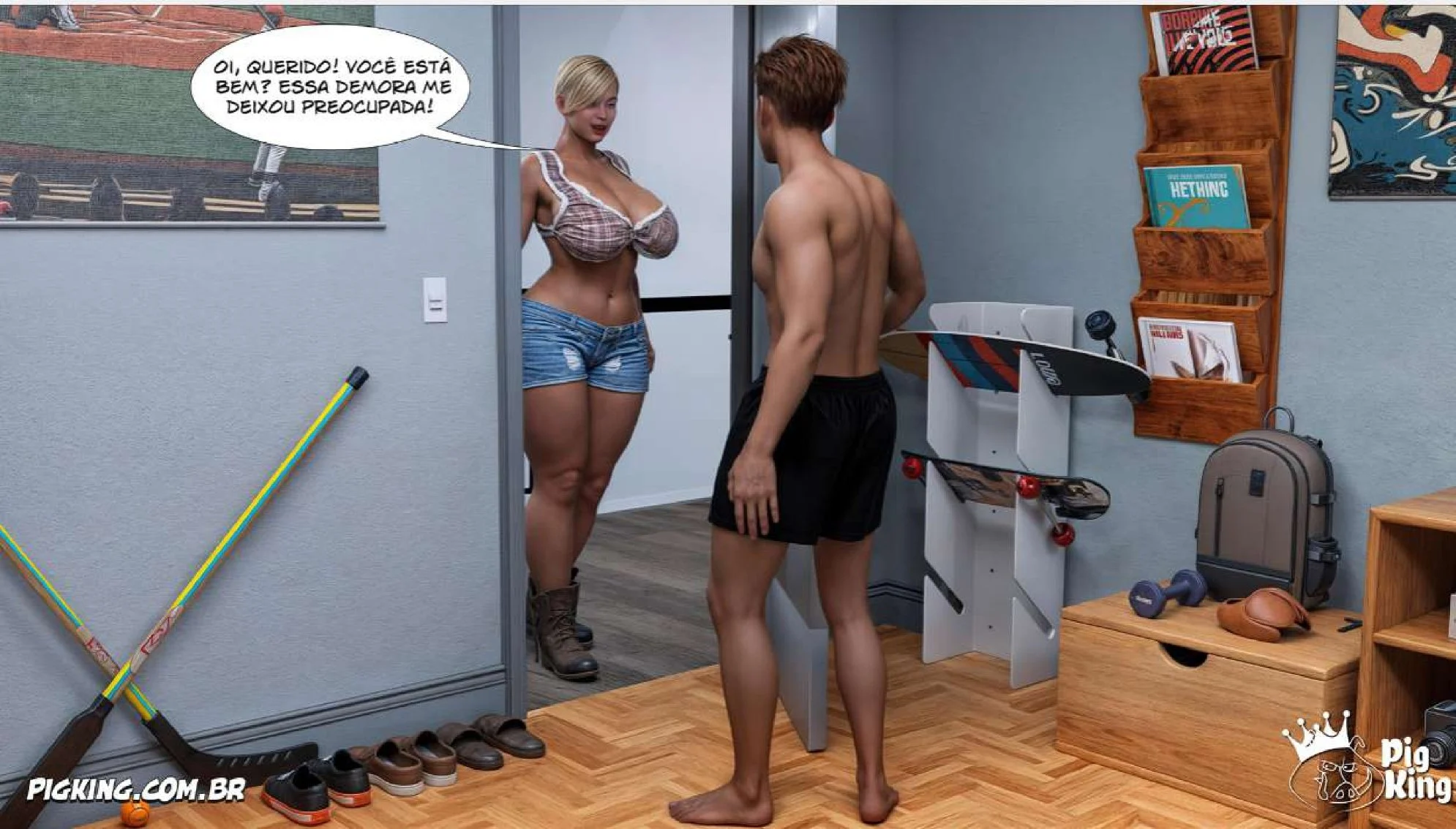 Caroline 13 – Hentai Incesto – Sem Censura