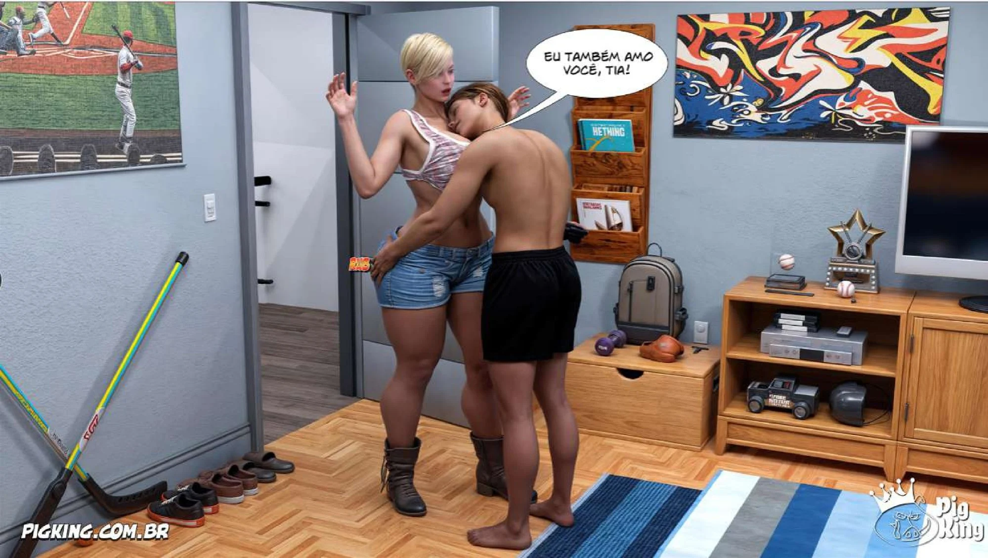 Caroline 13 – Hentai Incesto – Sem Censura