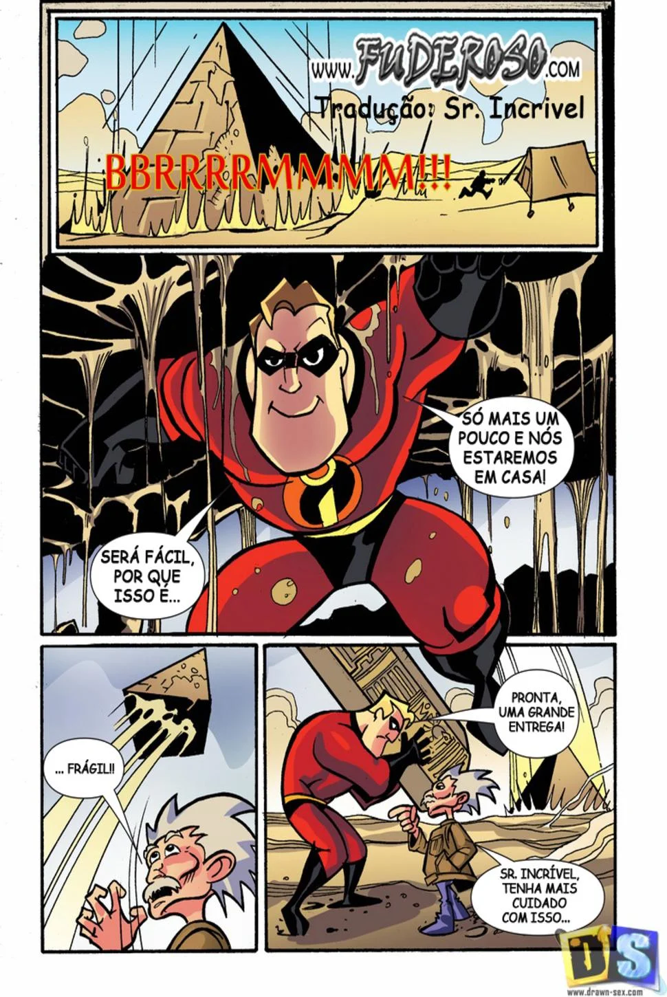 Cartoon porn comics Os Incríveis – Gibi Pornô – Alta Qualidade em PT-BR