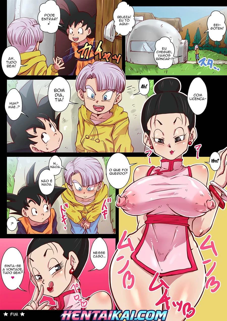 Chichi fazendo sexo com Goten dormindo – Manga Hentai – Versão Brasileira