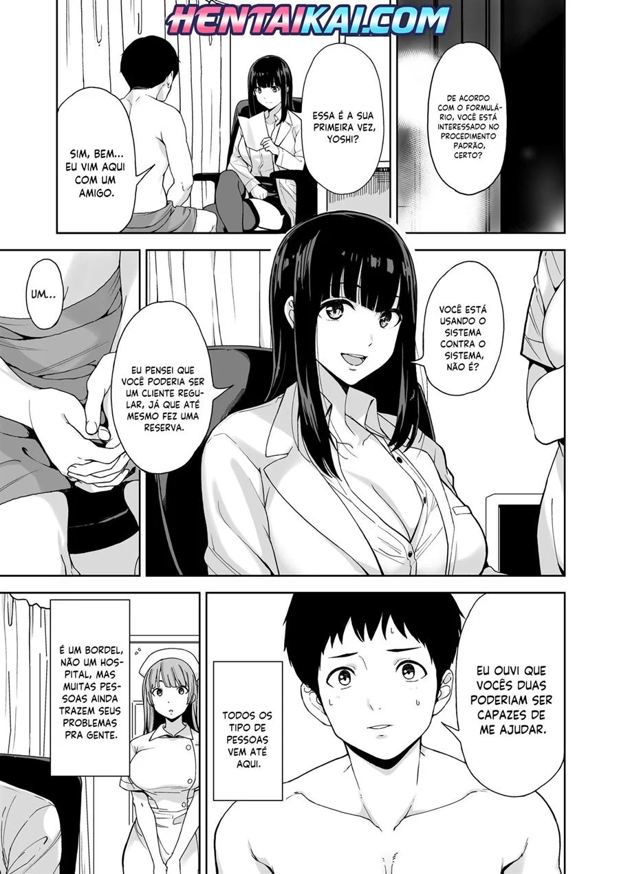 Clínica de Traumas Sexuais 2 – Hentai Preto e Branco – Sem Censura