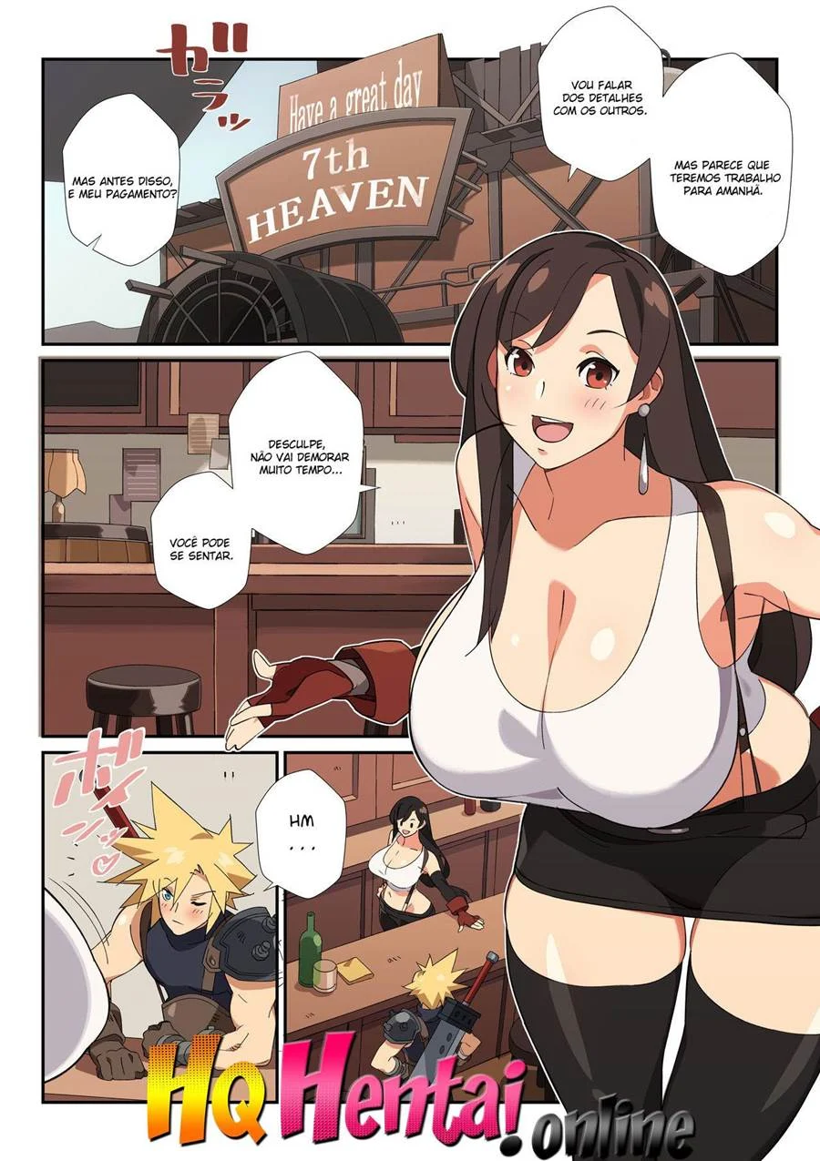 Foda Brutal: Cloud Arromba a Safada da Tifa em HQ Sem Censura