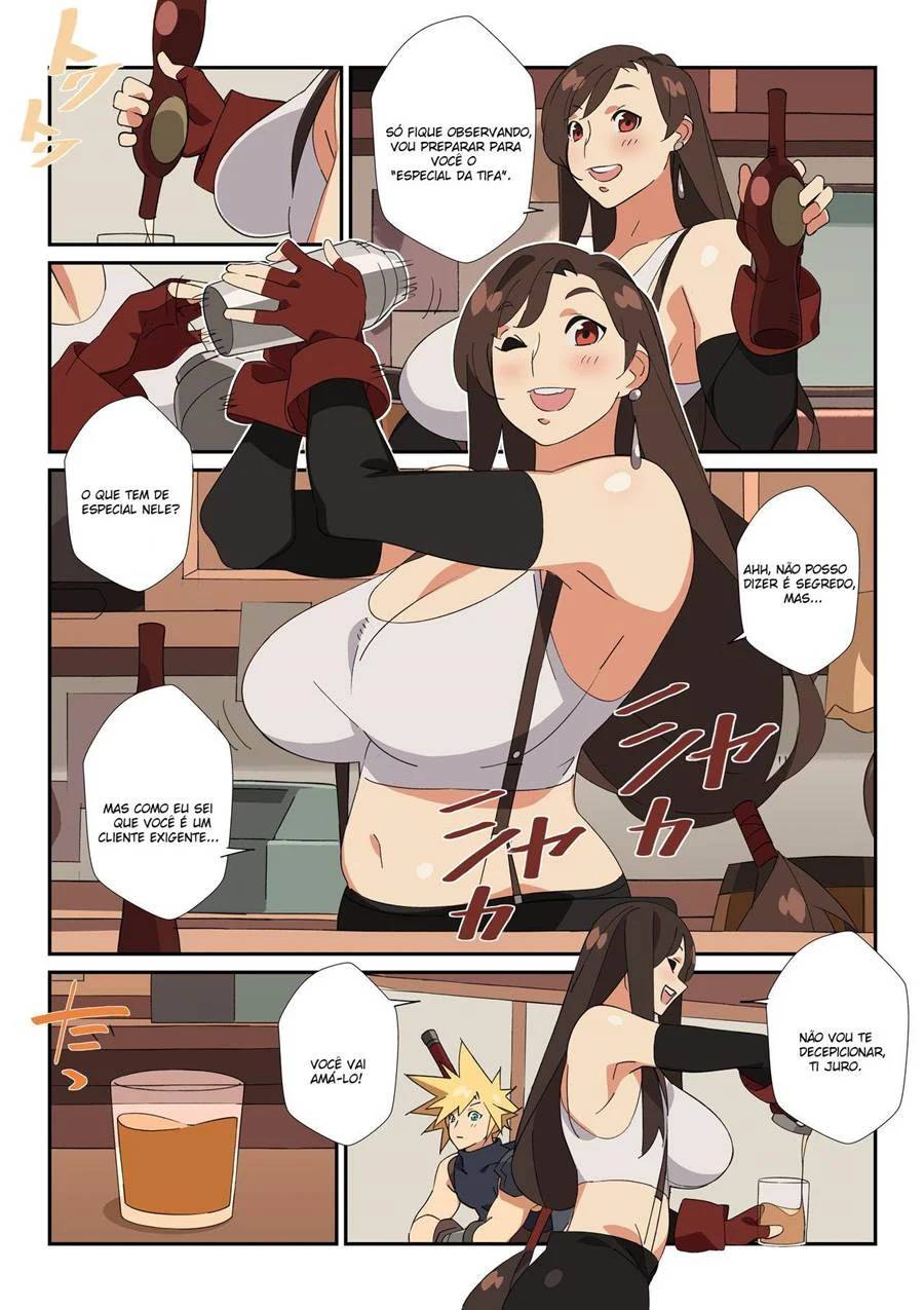 Foda Brutal: Cloud Arromba a Safada da Tifa em HQ Sem Censura