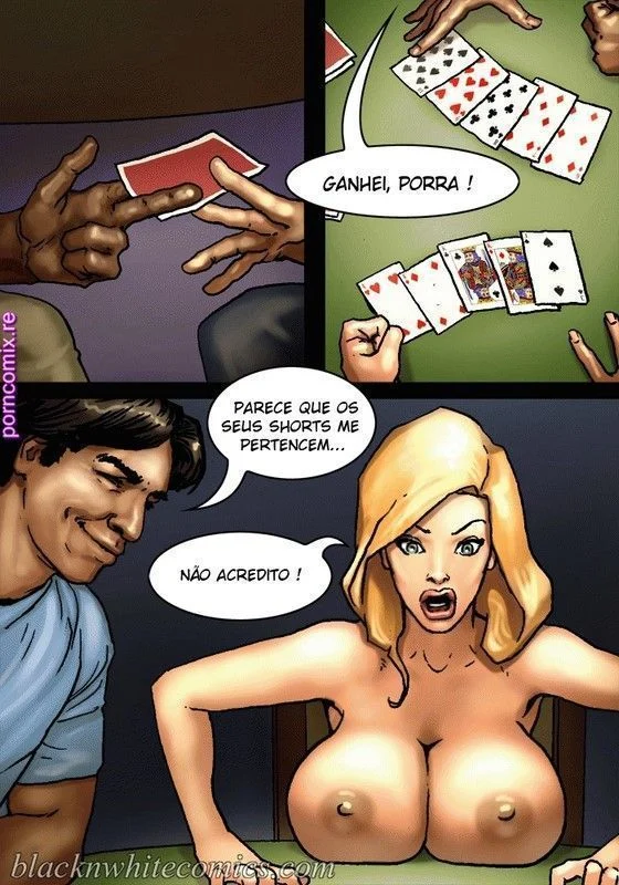Fode a Esposa Gostosa do Corno na Sala: HQ Pornô Brasil
