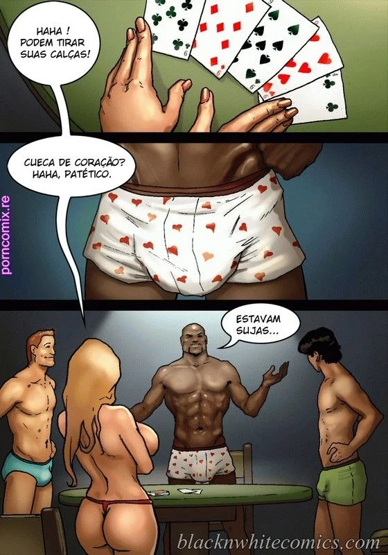 Fode a Esposa Gostosa do Corno na Sala: HQ Pornô Brasil