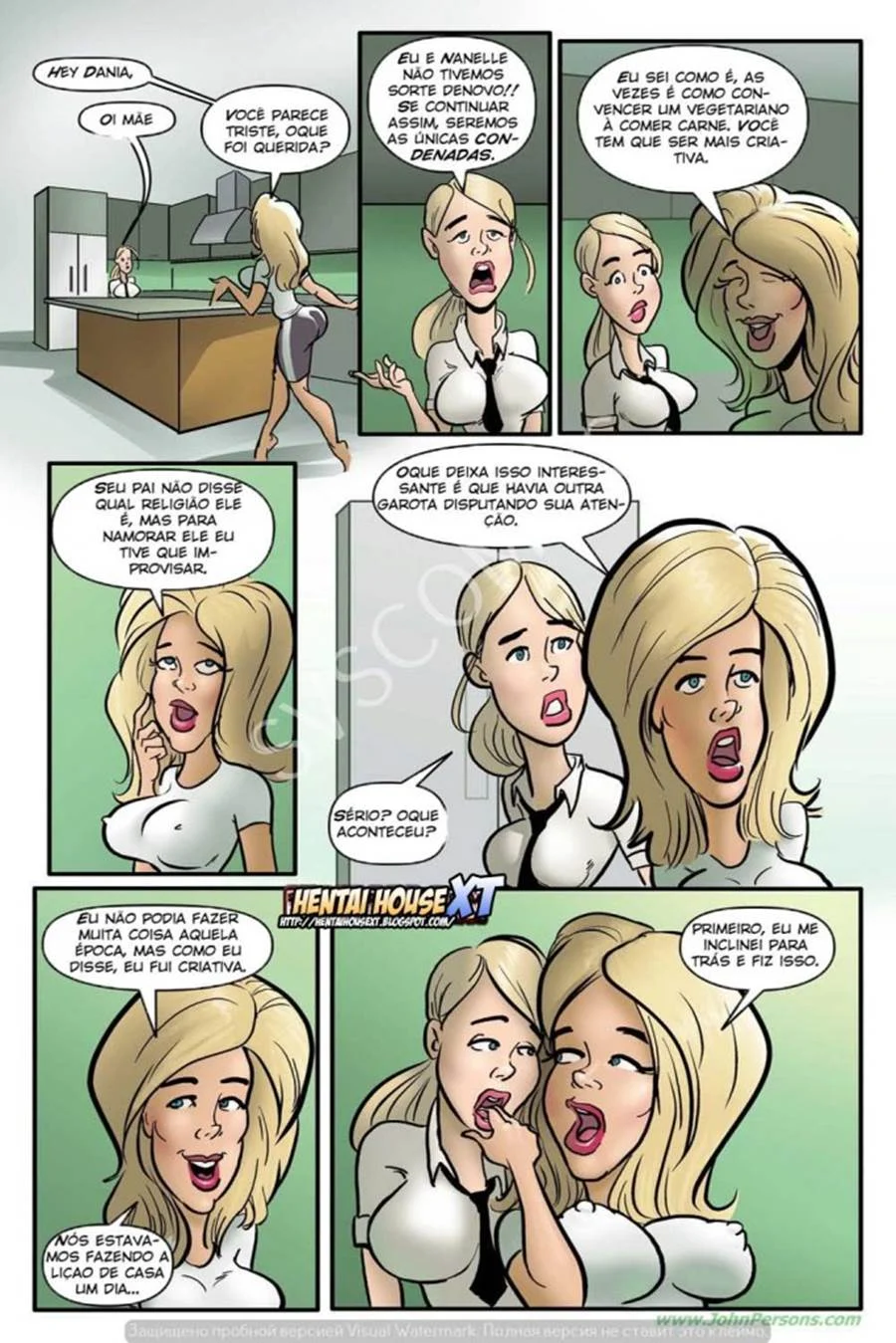 Comendo as crentes safadas – Cartoon Pornô – Português do Brasil