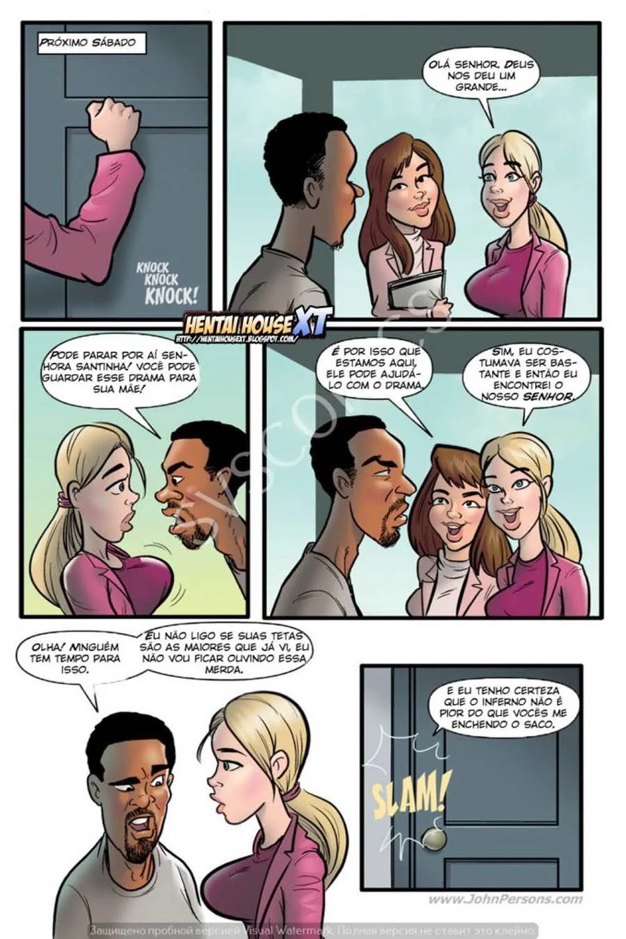 Comendo as crentes safadas – Cartoon Pornô – Português do Brasil