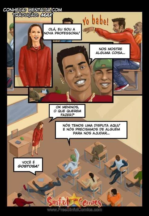 Comendo nova professora gostosona – Colegiais Pornô – Falas em PT-BR