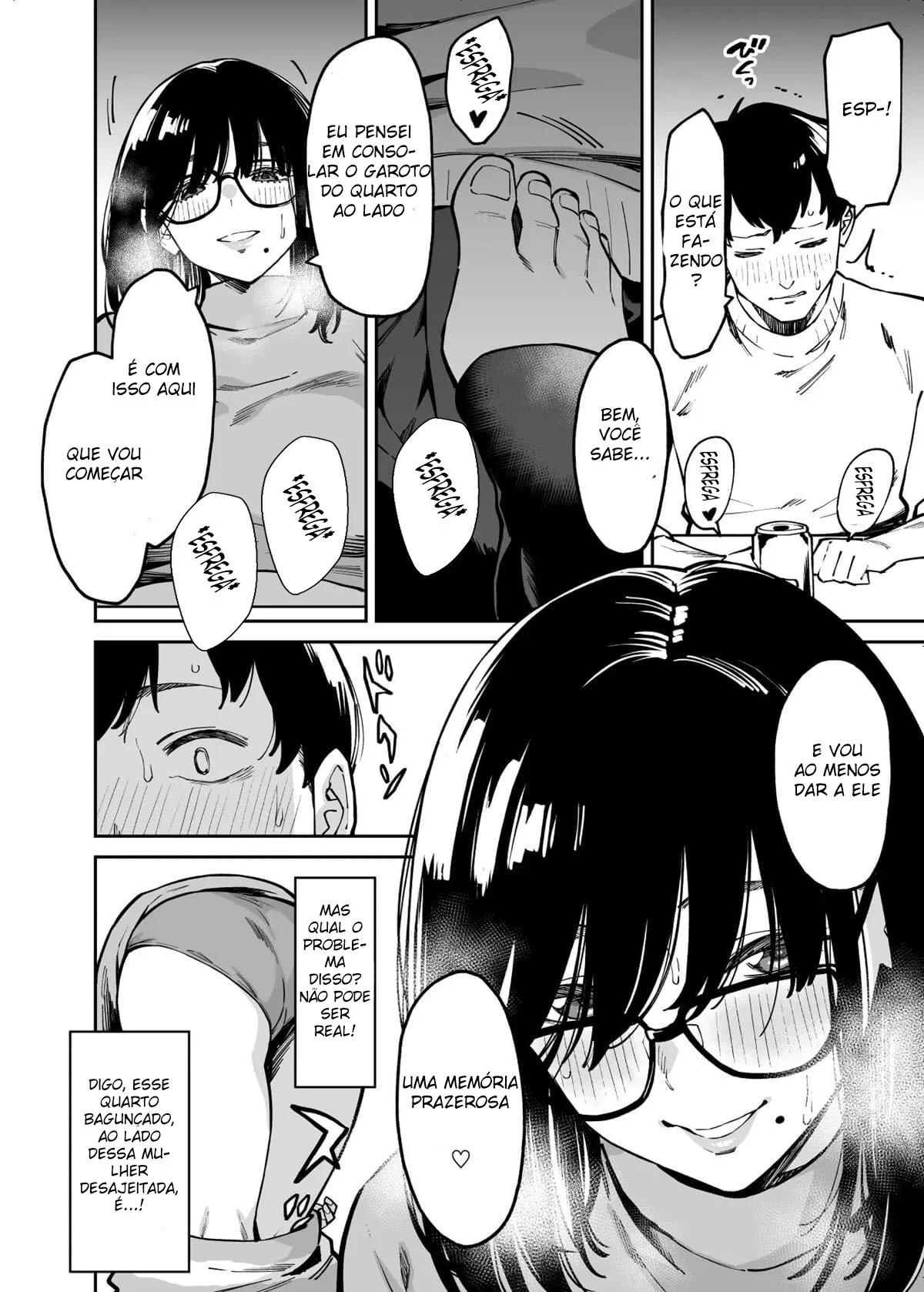 Comfortado pela Garota Desajeitada da Porta ao Lado – Hentai – Versão PT-BR