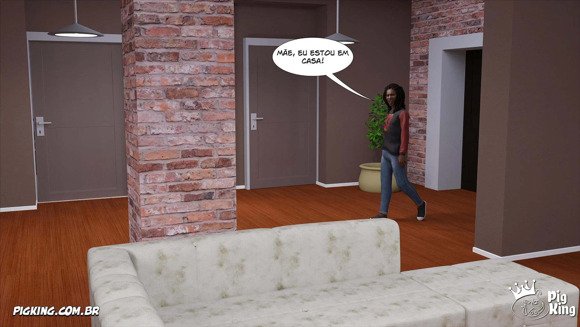 Comendo mãe adotiva 45 – Hentai Interracial – Sem Censura