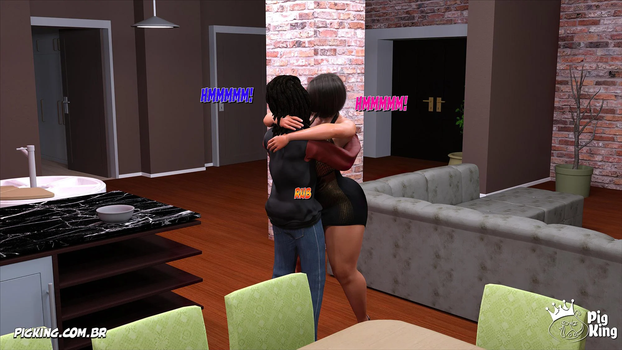 Comendo mãe adotiva 45 – Hentai Interracial – Sem Censura