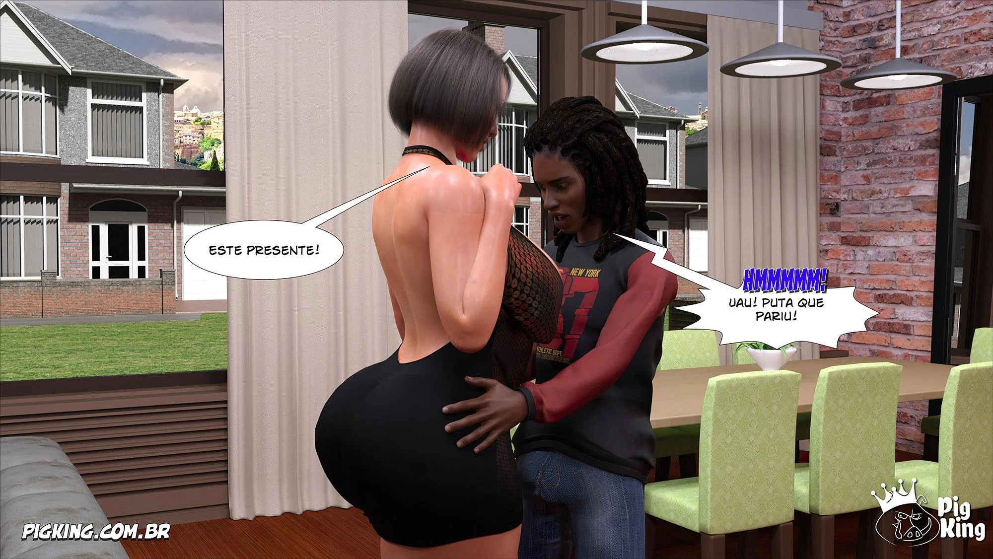 Comendo mãe adotiva 45 – Hentai Interracial – Sem Censura