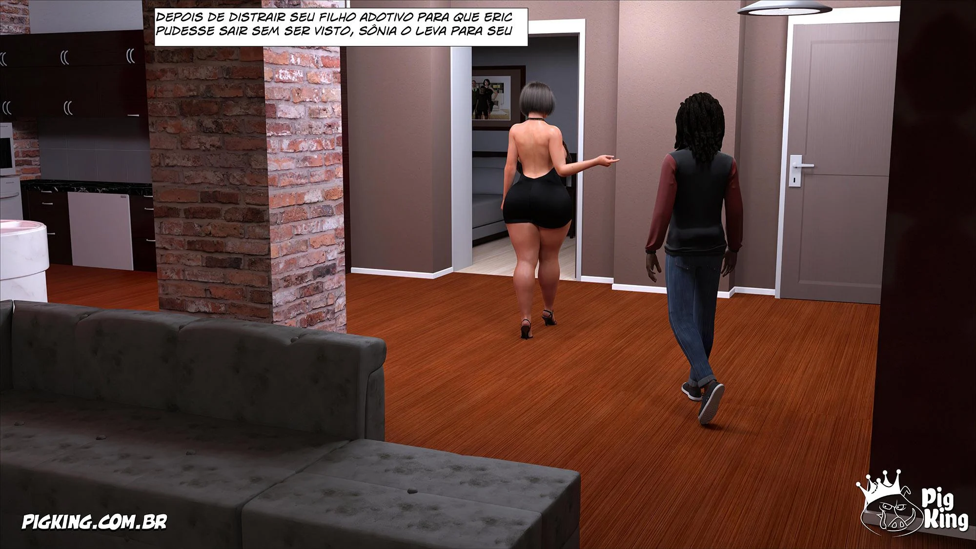 Comendo mãe adotiva 45 – Hentai Interracial – Sem Censura