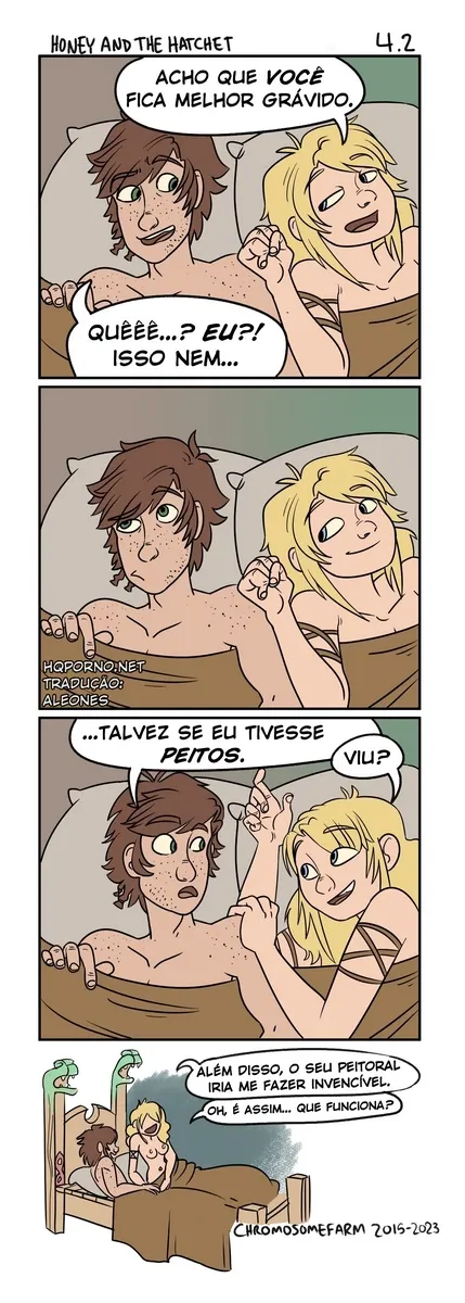 [ChromosomeFarm] HTTYD, Honey and the Hatchet – Cartoon Pornô – Português do Brasil