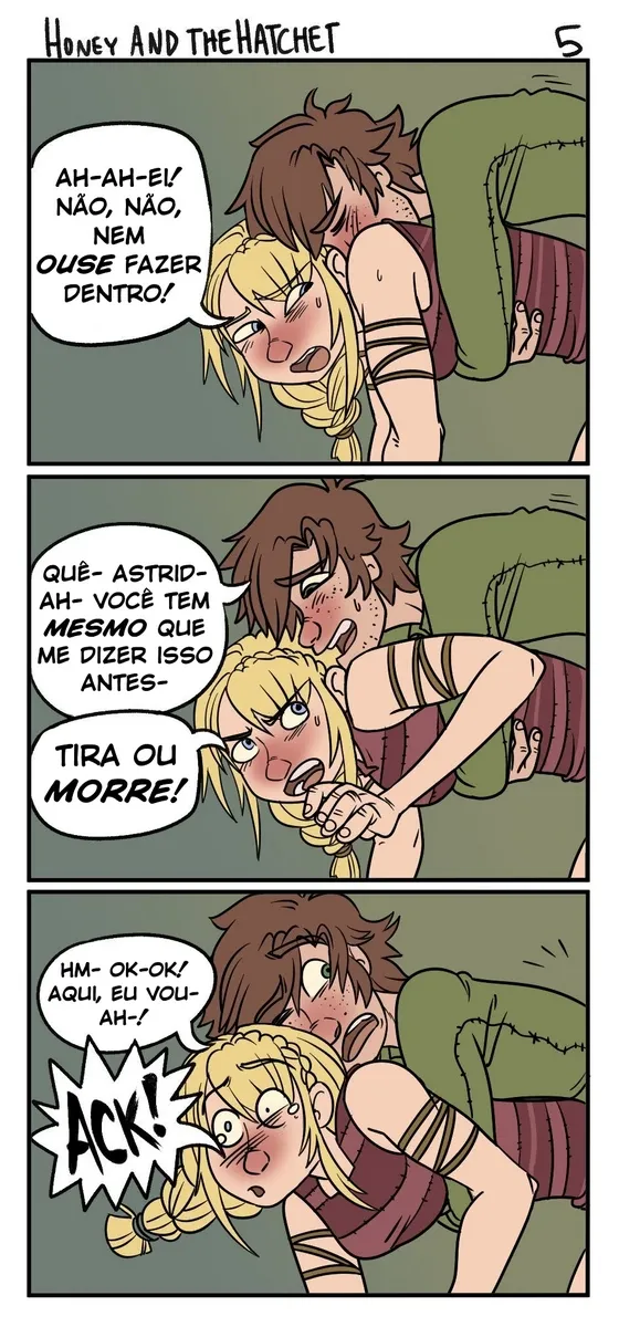 [ChromosomeFarm] HTTYD, Honey and the Hatchet – Cartoon Pornô – Português do Brasil