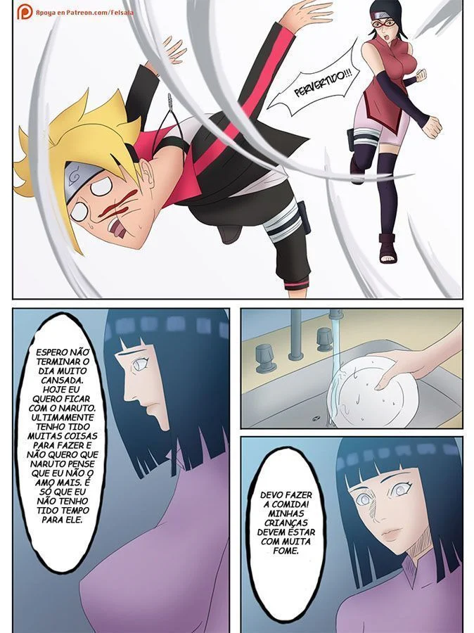 Boruto quadrinhos eróticos Naruto traindo a mamãe – Boruto – Falas em PT-BR
