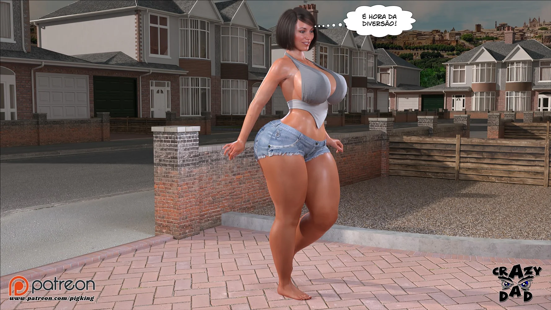 Transando com Mamãe Adotiva de 39 Anos: Sexo 3D Explícito