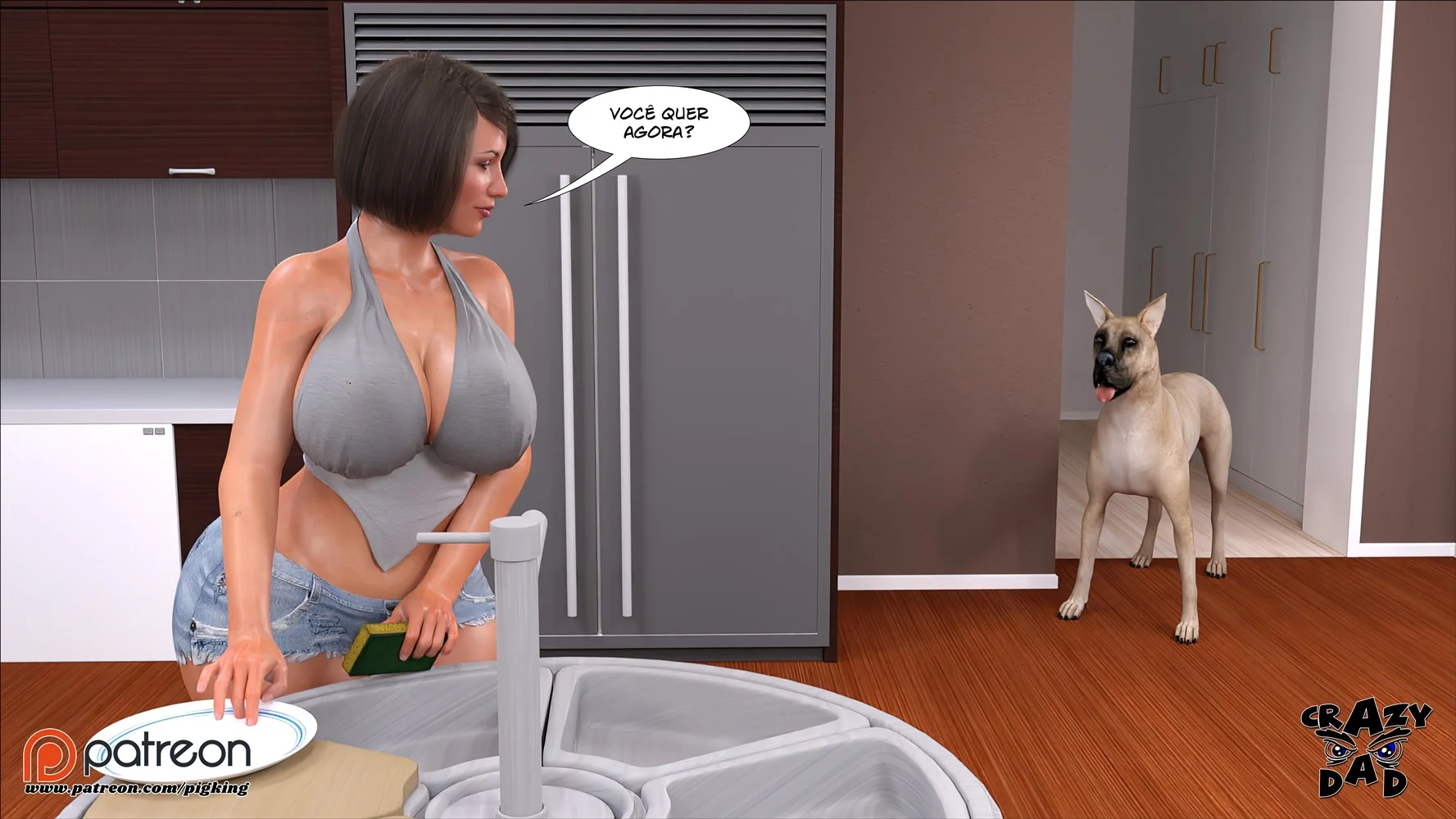 Transando com Mamãe Adotiva de 39 Anos: Sexo 3D Explícito Transando com Mamãe Adotiva de 39 Anos: Sexo 3D Explícito