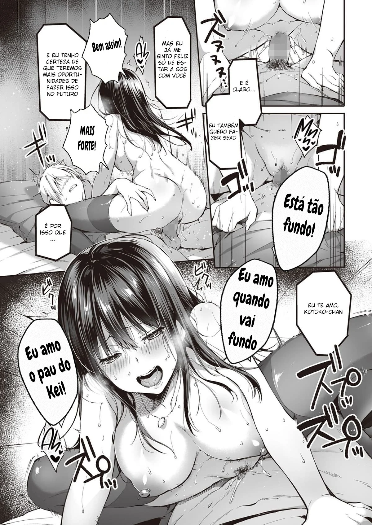 Chantageando a novinha gostosa – Hentai Preto e Branco – Sem Censura