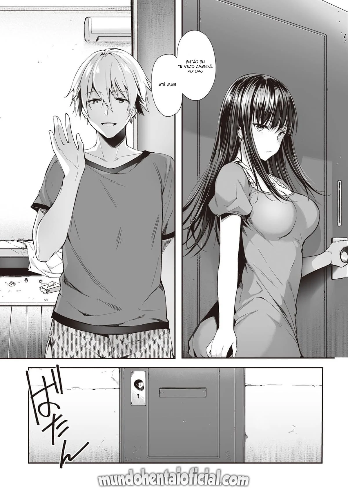 Chantageando a novinha gostosa – Hentai Preto e Branco – Sem Censura