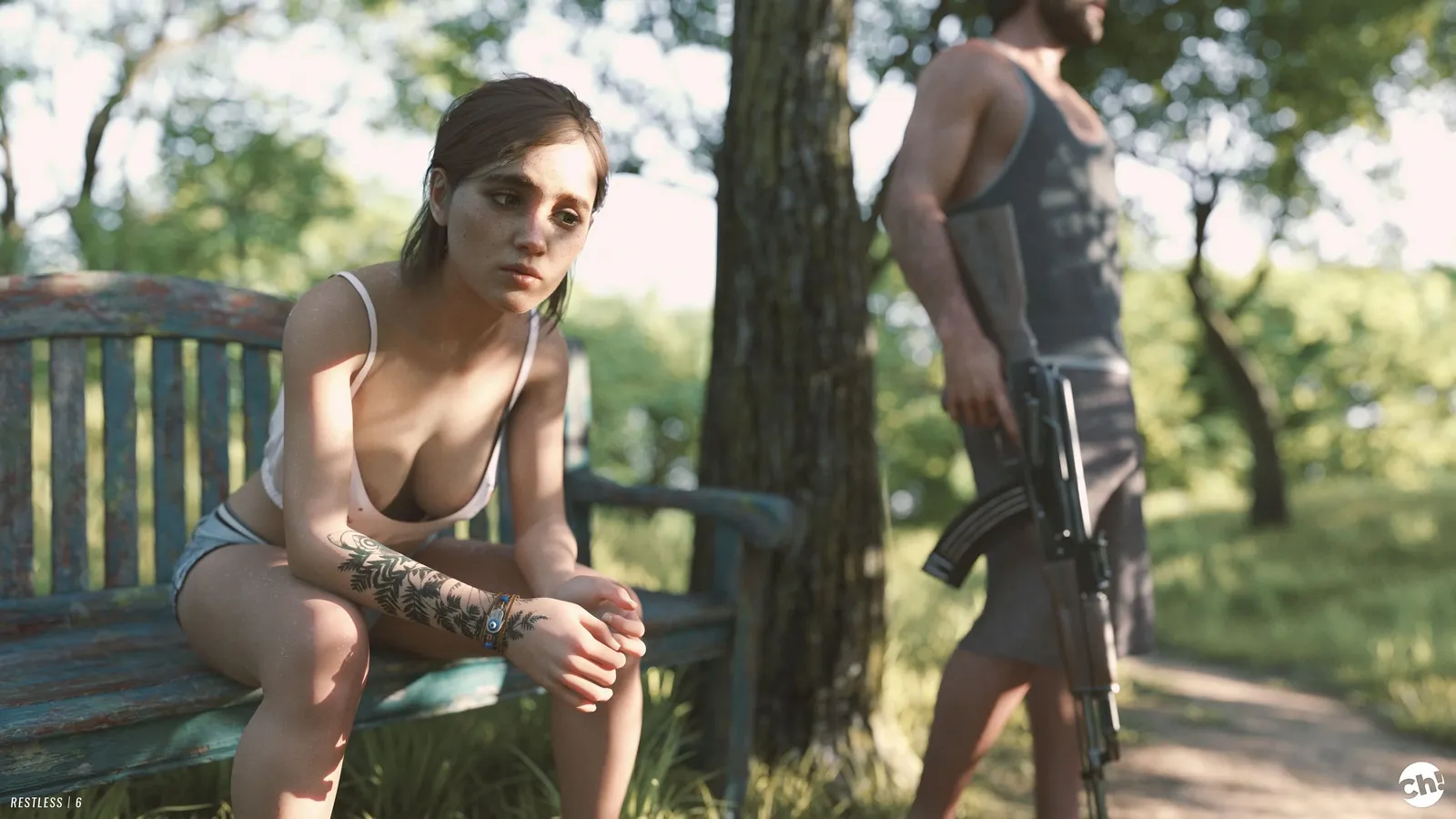 Puta safada do The Last Of Us arregaçada sem limite em 3D Puta safada do The Last Of Us arregaçada sem limite em 3D