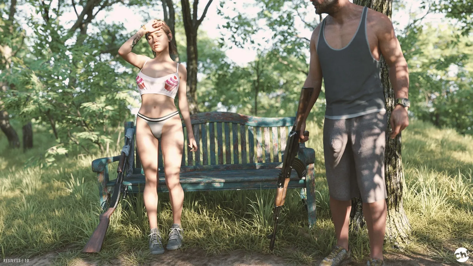 Puta safada do The Last Of Us arregaçada sem limite em 3D