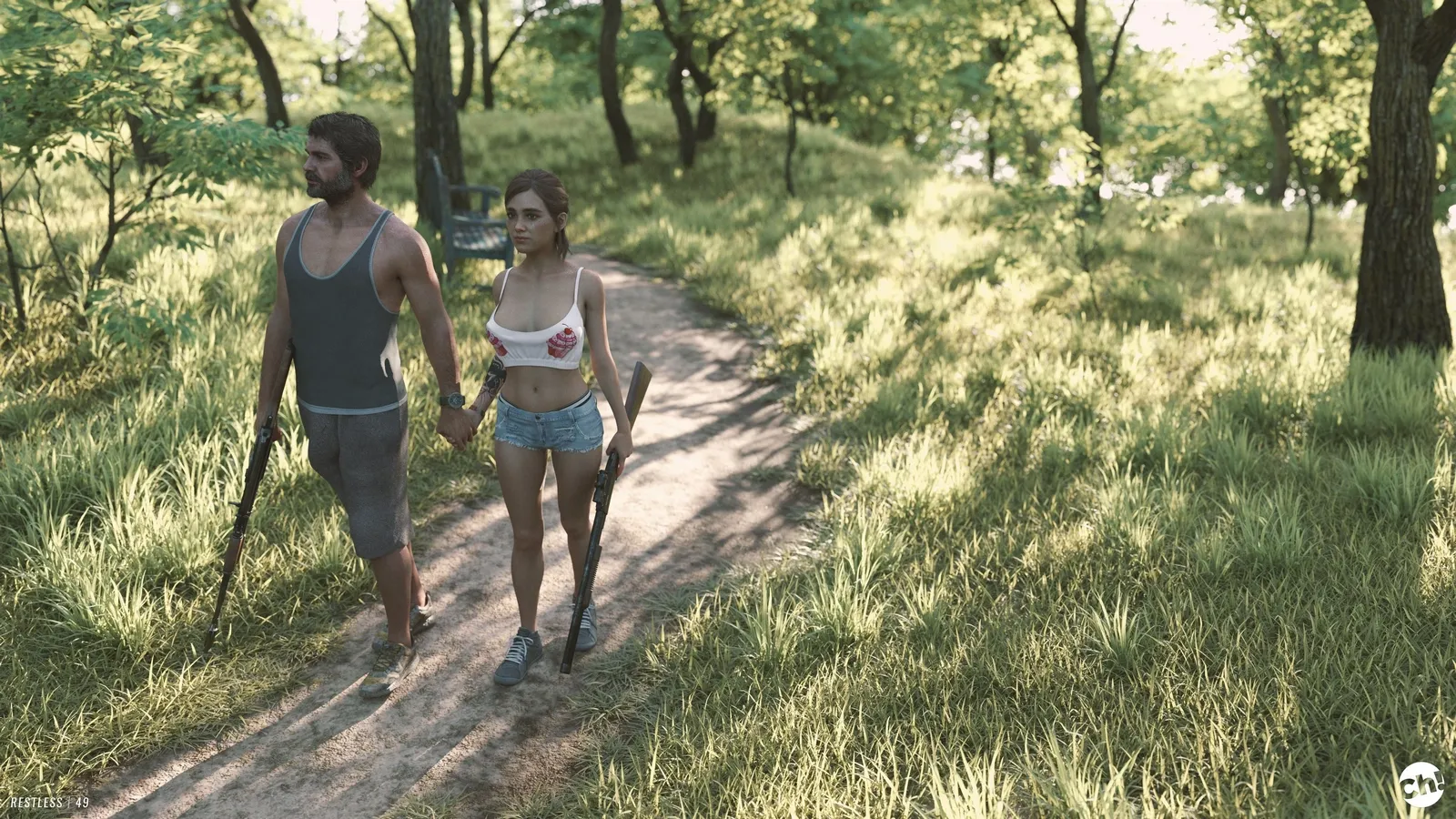 Puta safada do The Last Of Us arregaçada sem limite em 3D Puta safada do The Last Of Us arregaçada sem limite em 3D