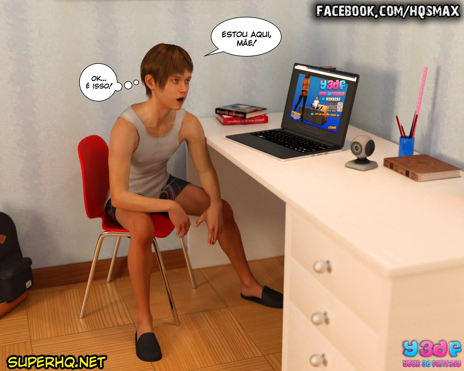 Arquivos quadrinhos porno 3D – Hentai Incesto – Português do Brasil