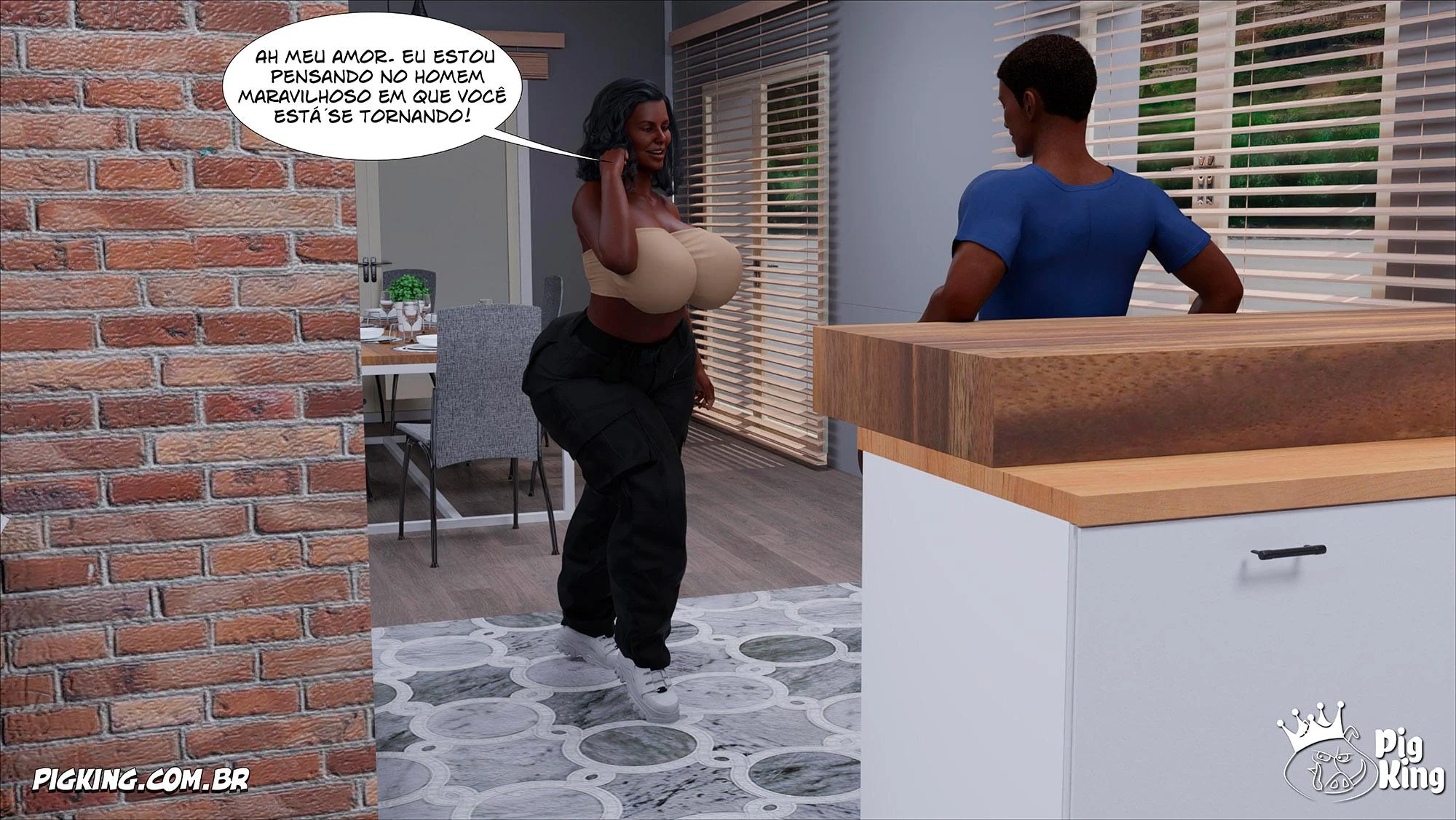 Big Black Cocks 4 – Hentai Interracial – Versão Completa