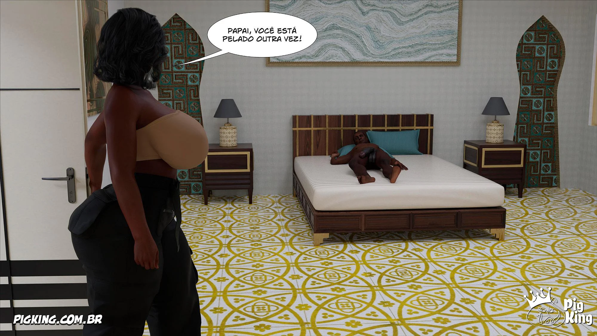 Big Black Cocks 3 – Hentai Interracial – Versão Brasileira