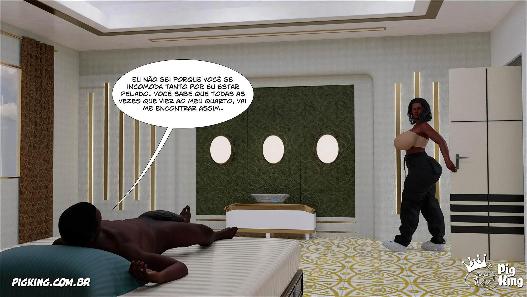 Big Black Cocks 3 – Hentai Interracial – Versão Brasileira