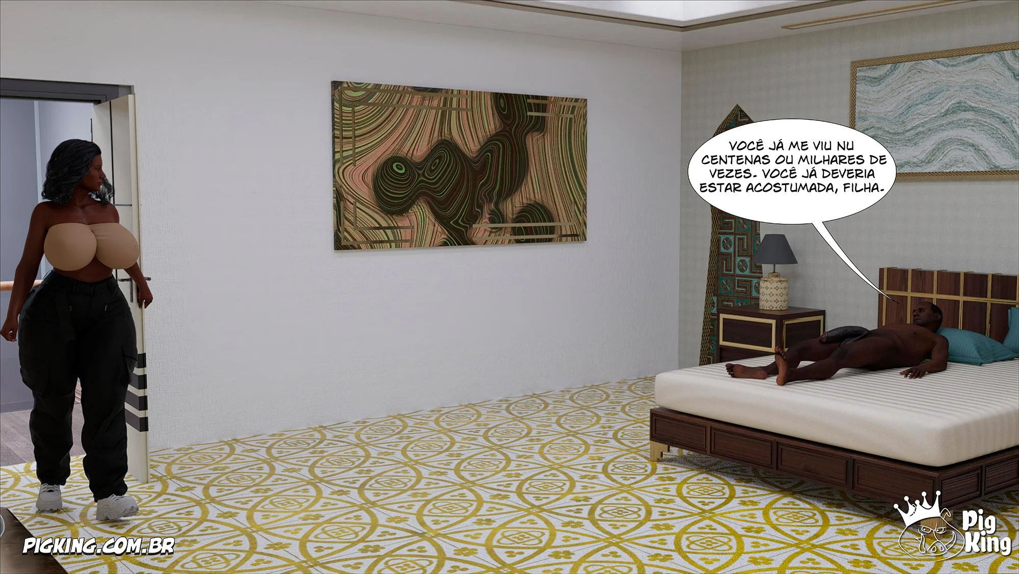 Big Black Cocks 3 – Hentai Interracial – Versão Brasileira