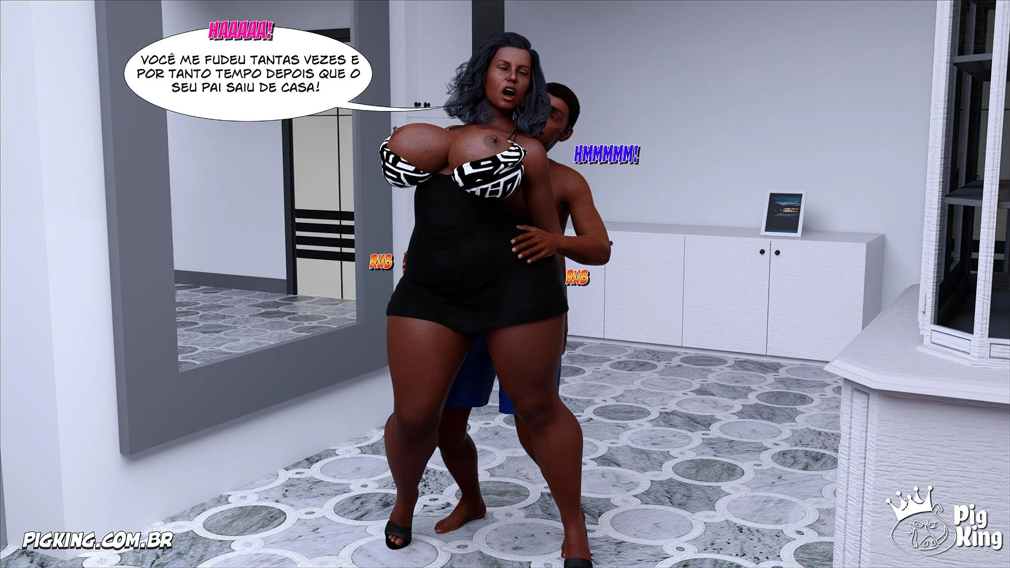 Aula de Sexo Incestuoso com Paus Gigantes