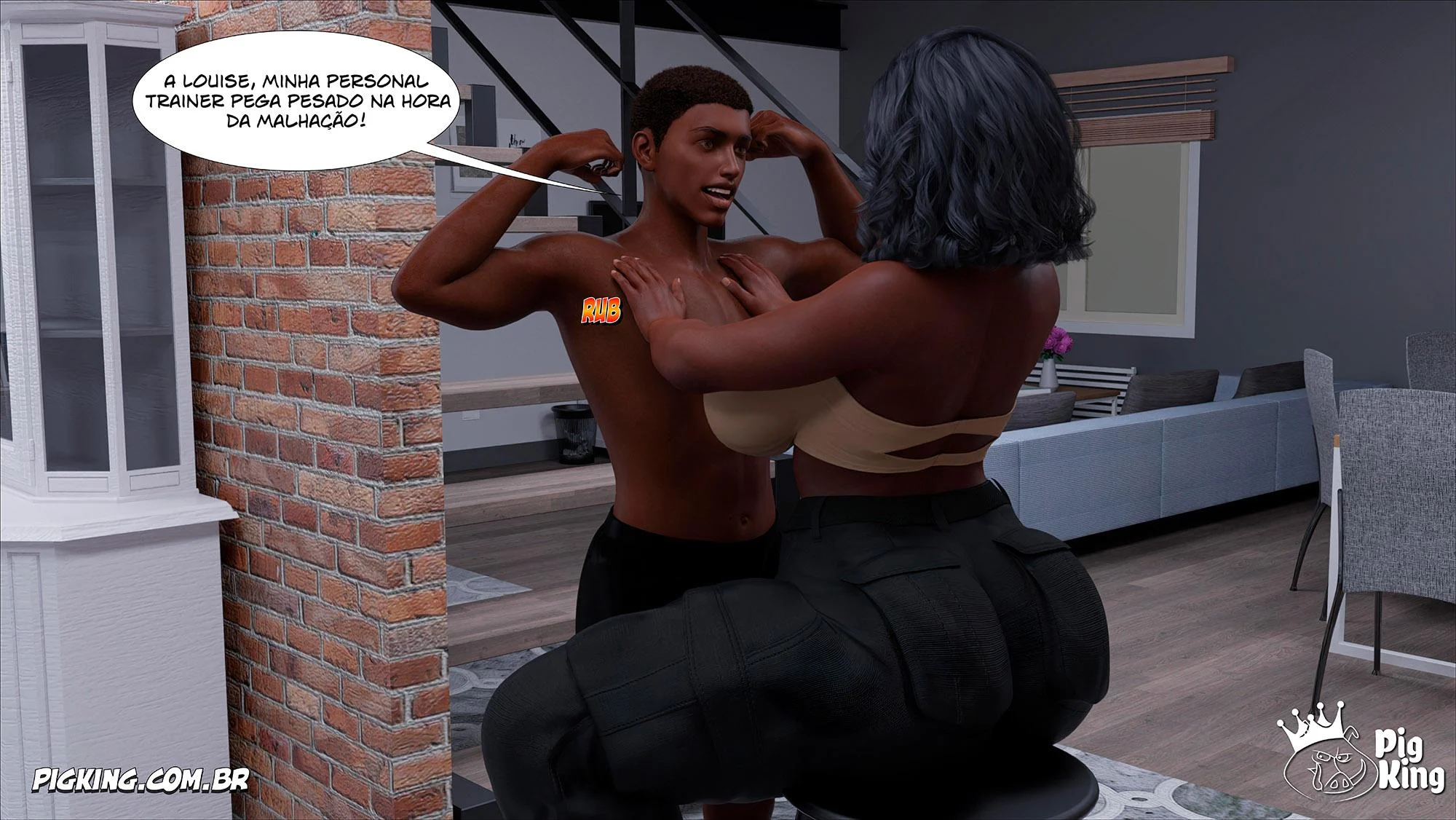 Big Black Cocks 4 – Hentai Interracial – Versão Completa