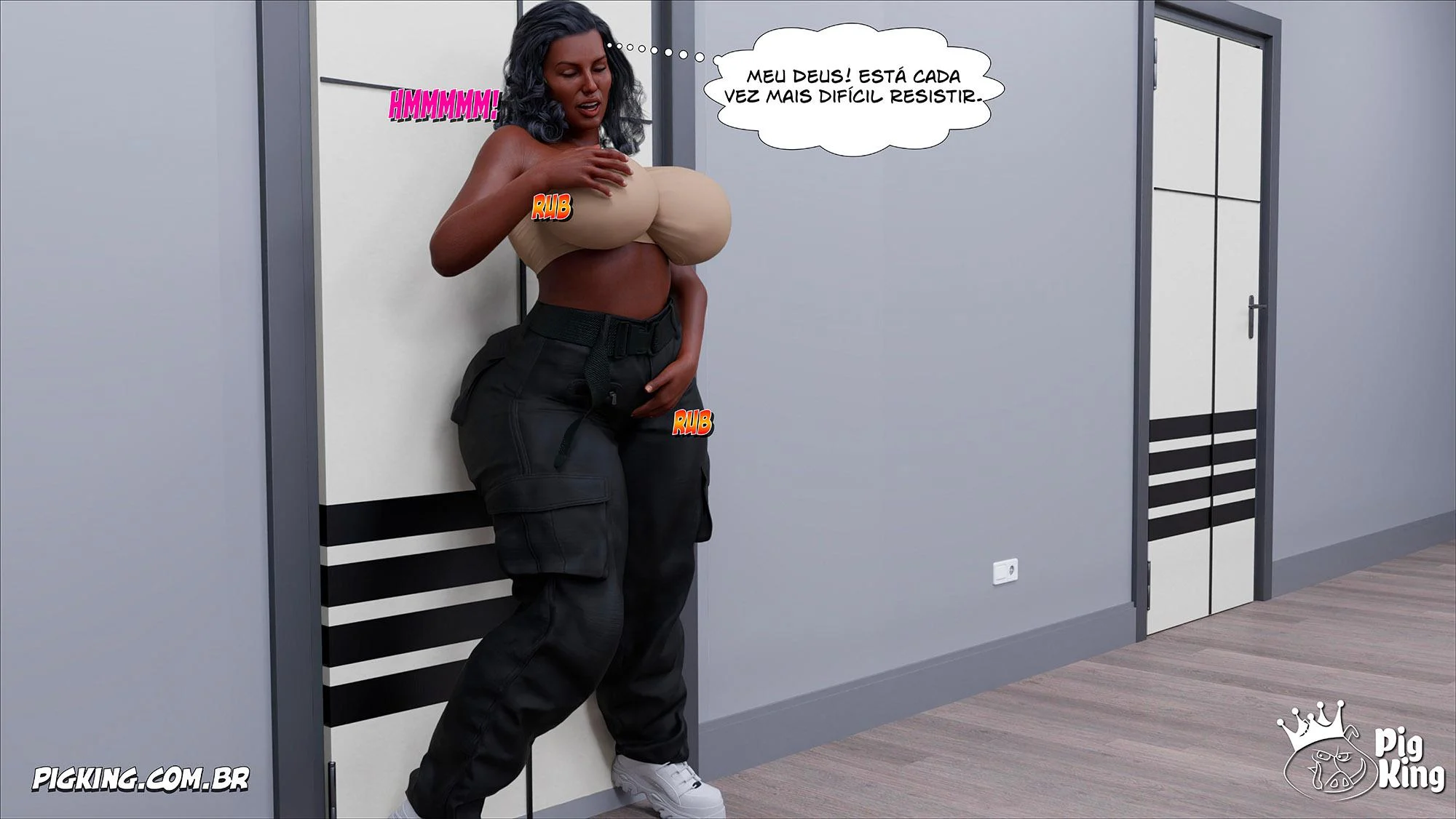 Big Black Cocks 3 – Hentai Interracial – Versão Brasileira