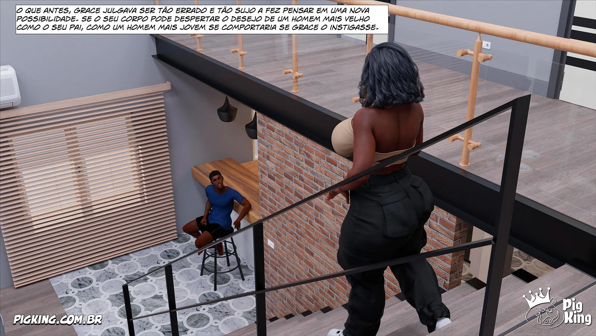 Big Black Cocks 4 – Hentai Interracial – Versão Completa