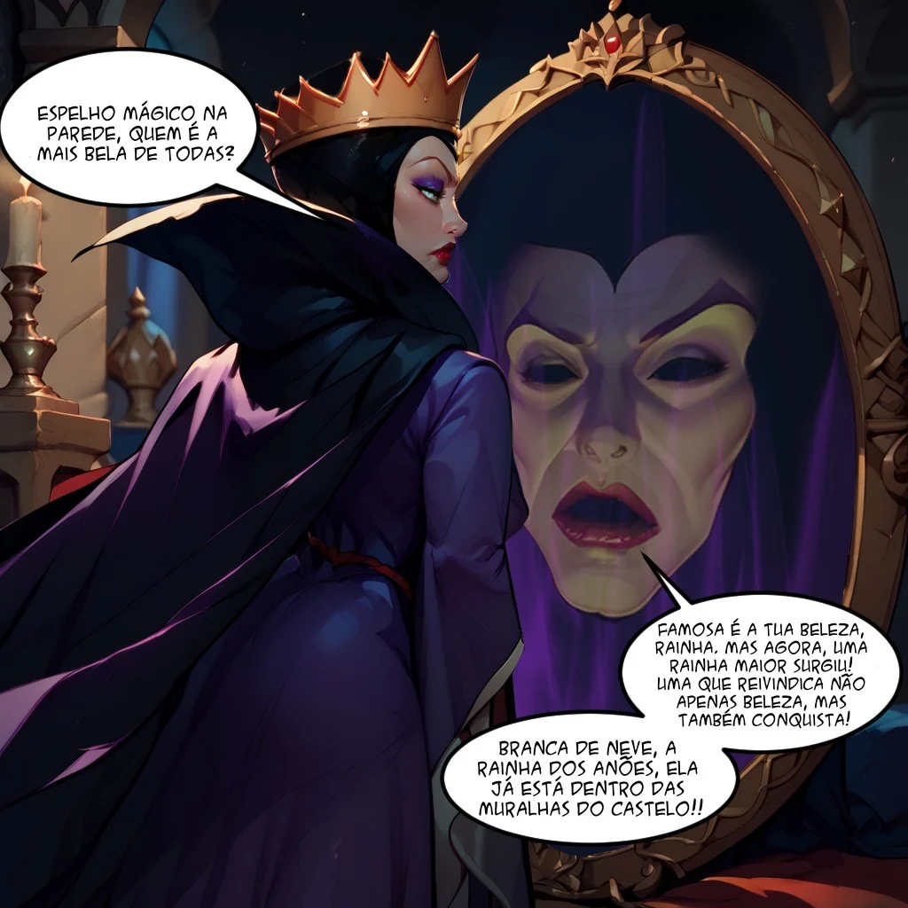 A vingança de Branca de Neve – Cartoon Pornô – Português do Brasil