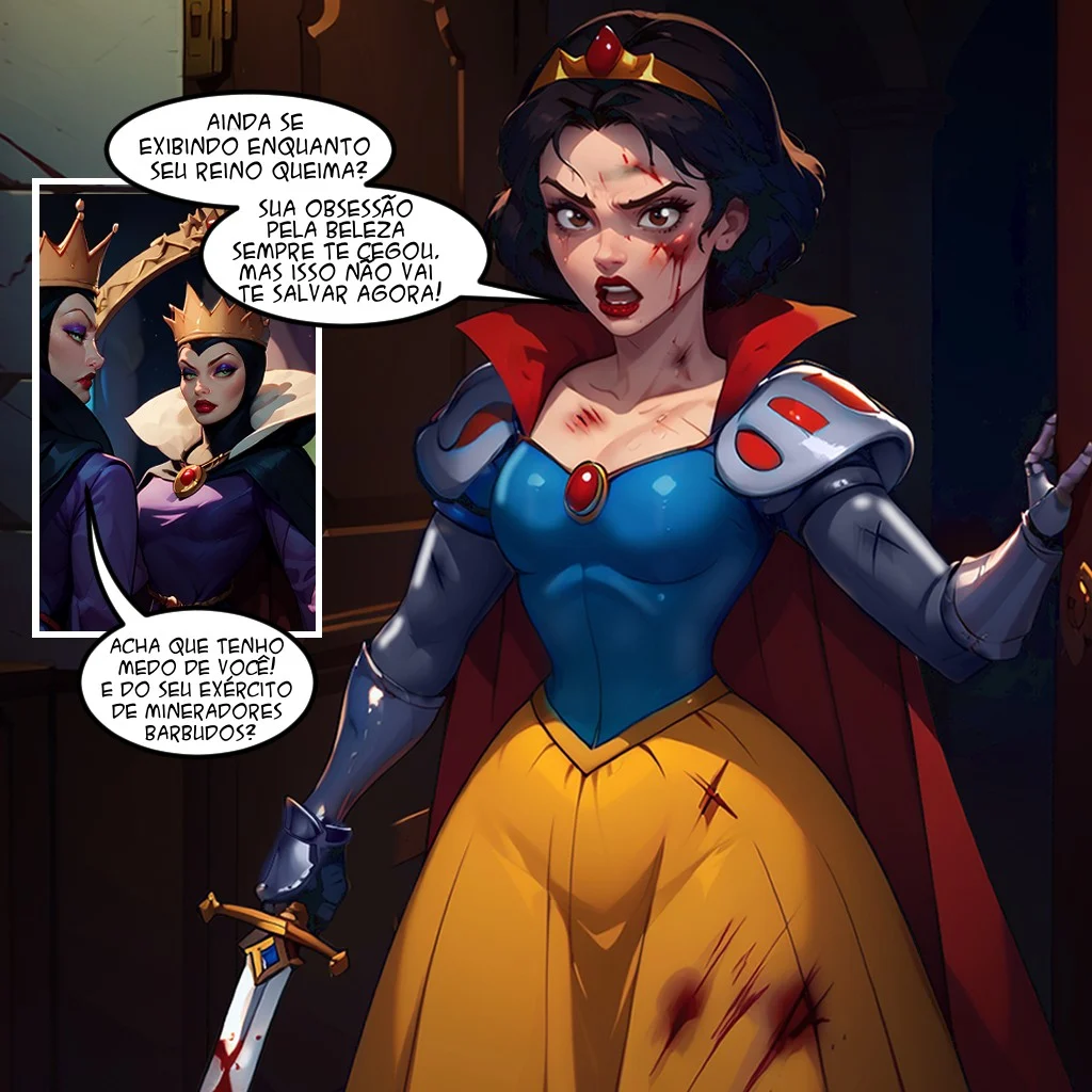 A vingança de Branca de Neve – Cartoon Pornô – Português do Brasil